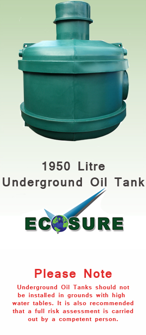 1950ltr Vertcal Underground Oil Tank