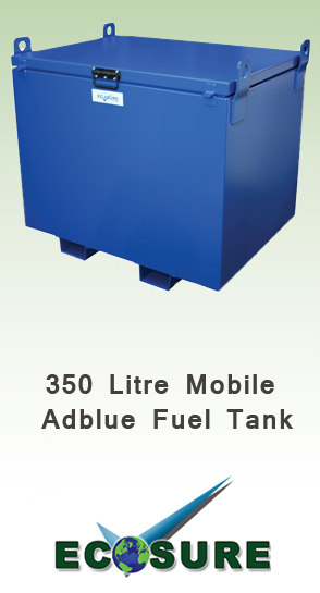 Ecosure 350 Litre Steel Mobile Adblue Tank