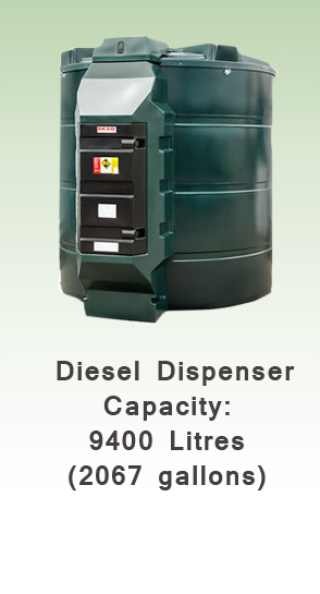 Fuel Dispenser 9400 Litres V9400DD  